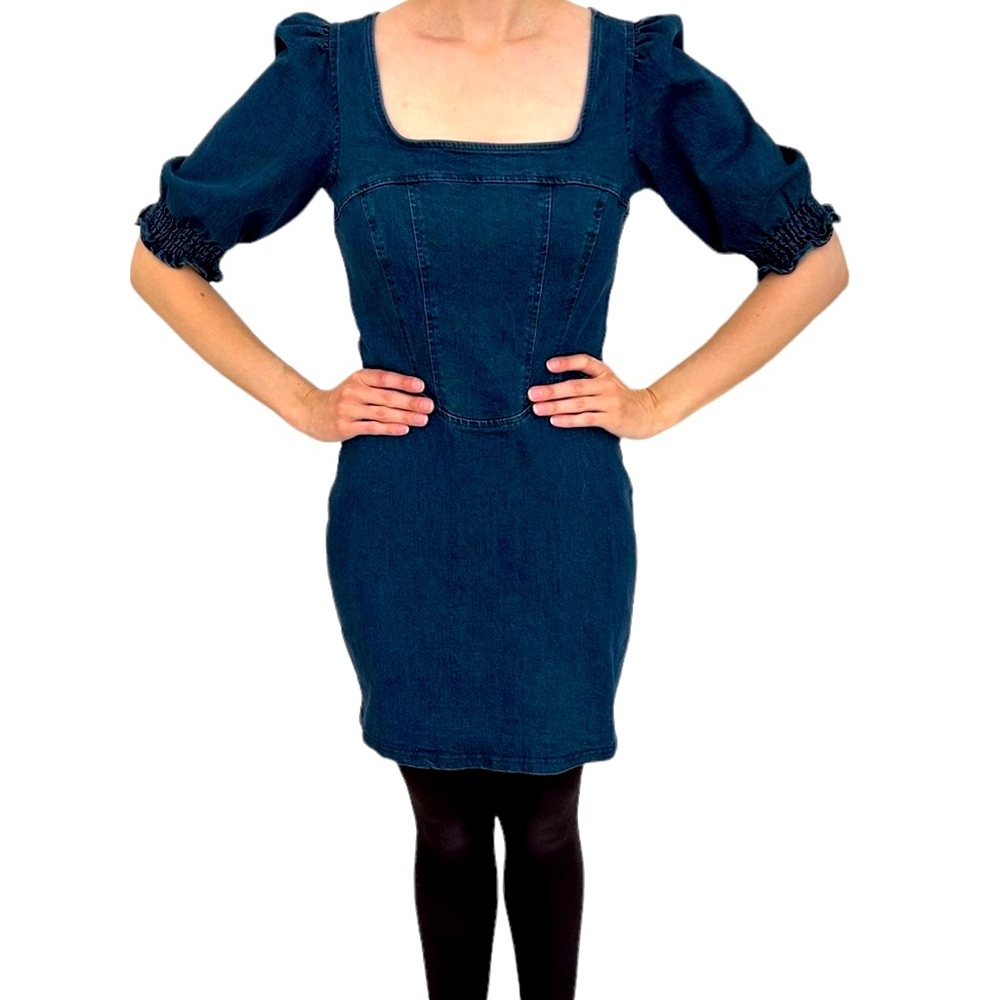 Betsey Johnson Denim Corset Dress